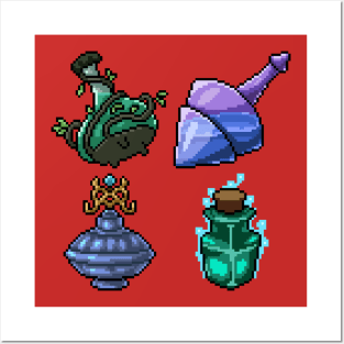 Pixel Magic Bottle Posters and Art